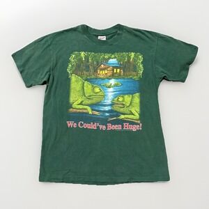 Vintage‎ 1997 Budweiser Lizards We Could've Been Tee Shirt Large Single Stitch